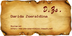 Darida Zseraldina névjegykártya